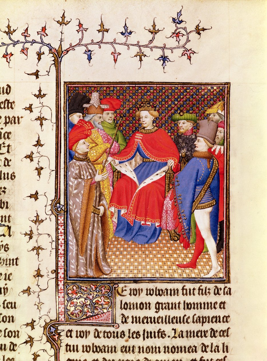 Rosane replies to the envoys from the people, from the Jean Sans Peur edition of De Casibus virorum illustrarium by Giovanni Boccaccio by French School