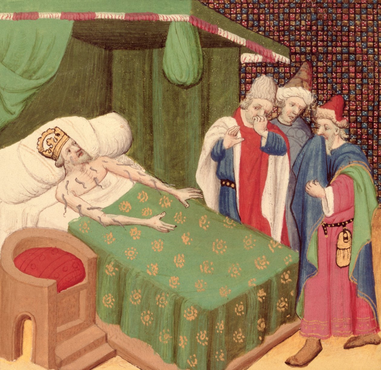 The Use of Leeches, from The Decameron, by Giovanni Boccaccio by French School