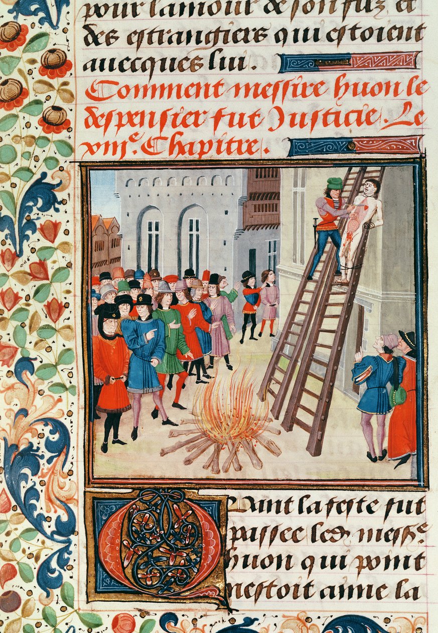 Execution of Hugh Despenser, from Froissart