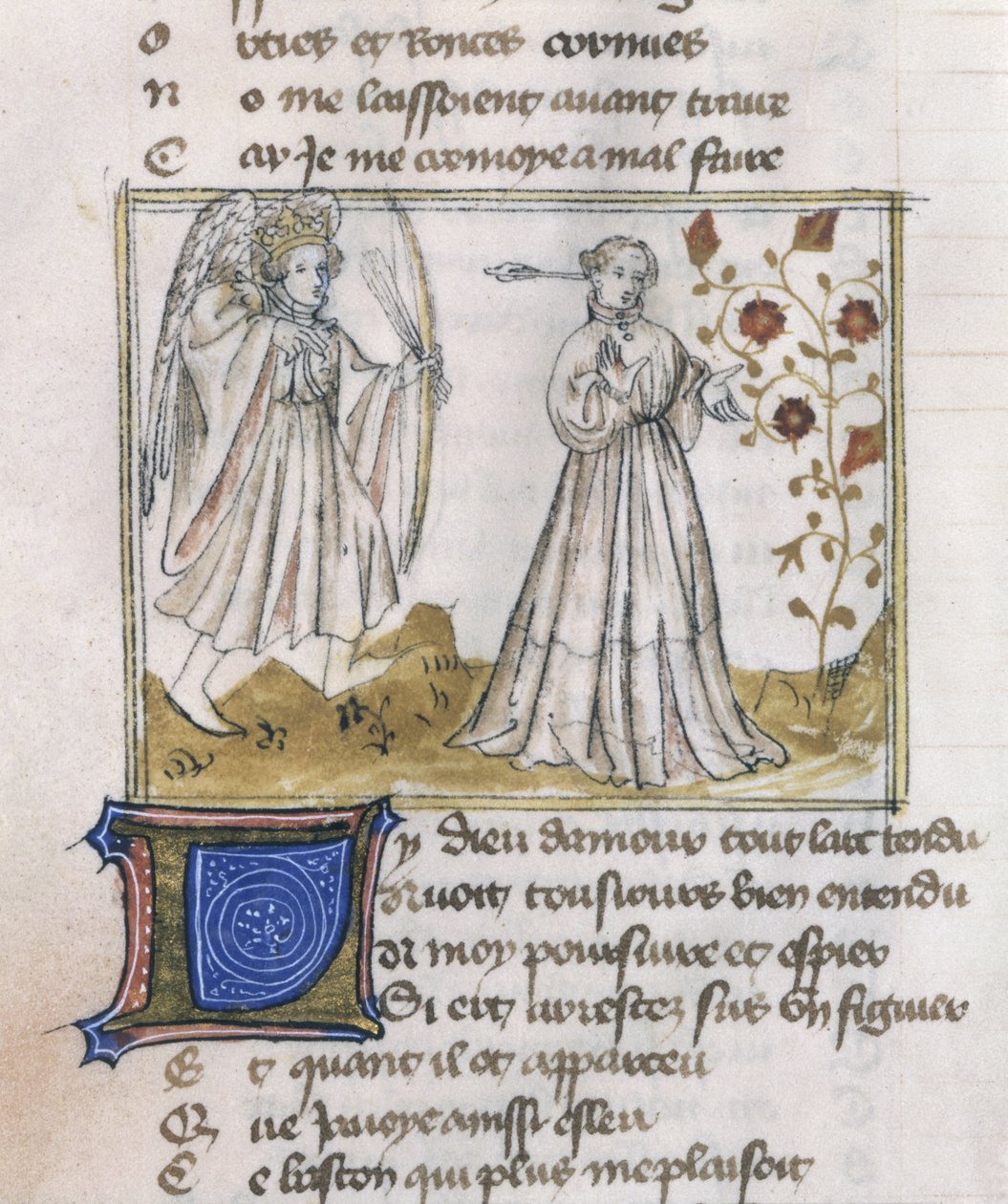 Illustration from Le Roman de la Rose by French School