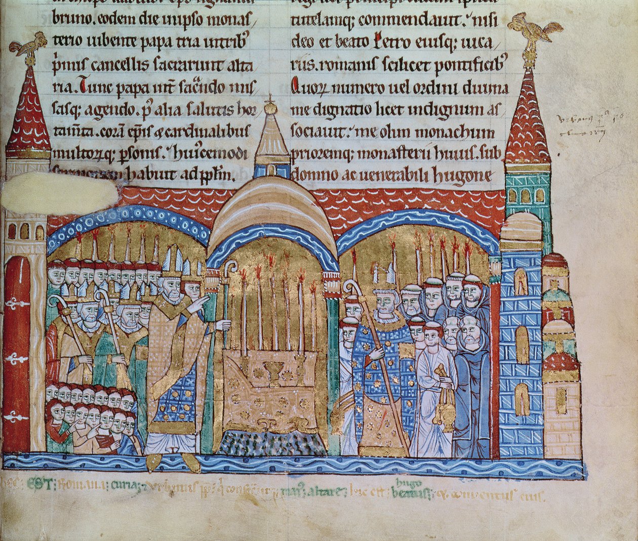 The Consecration of the Church at Cluny by Pope Urban II in November 1095 by French School