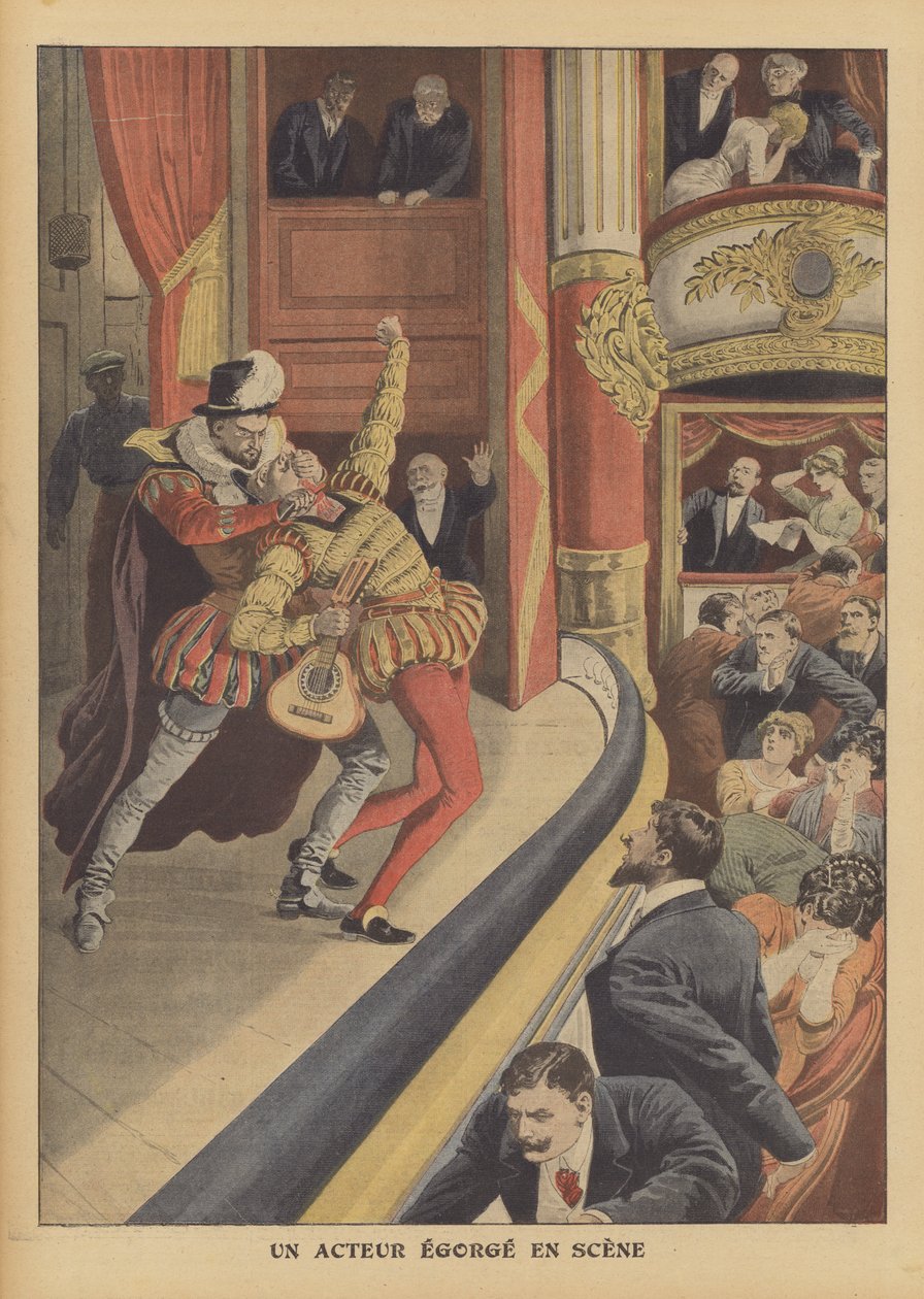 Murder of an Actor on Stage by French School