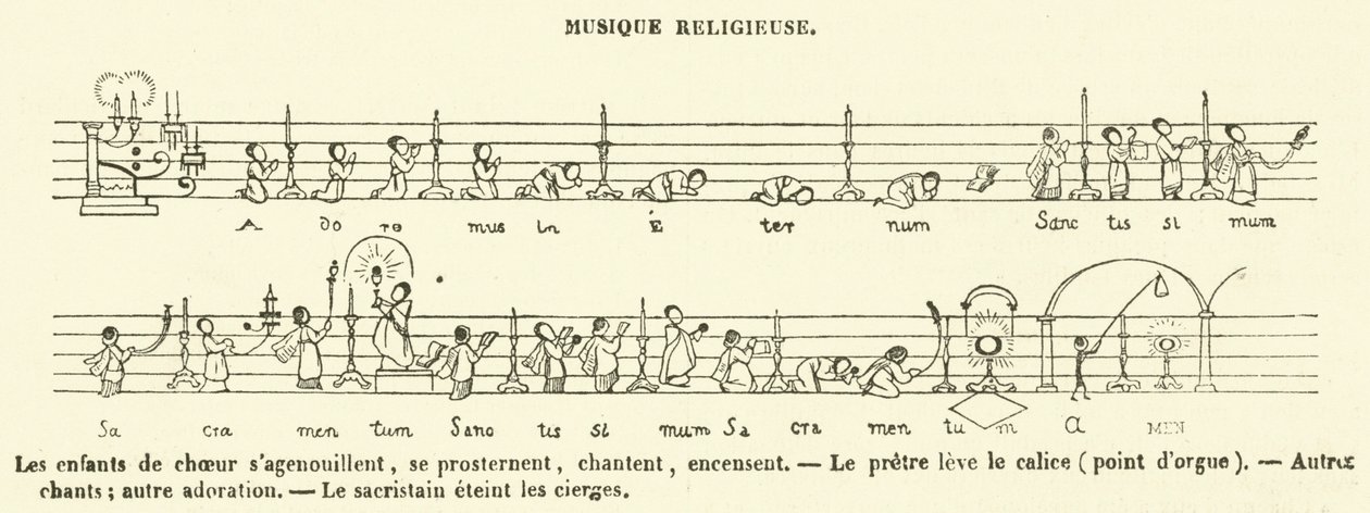 Religious Music by French School