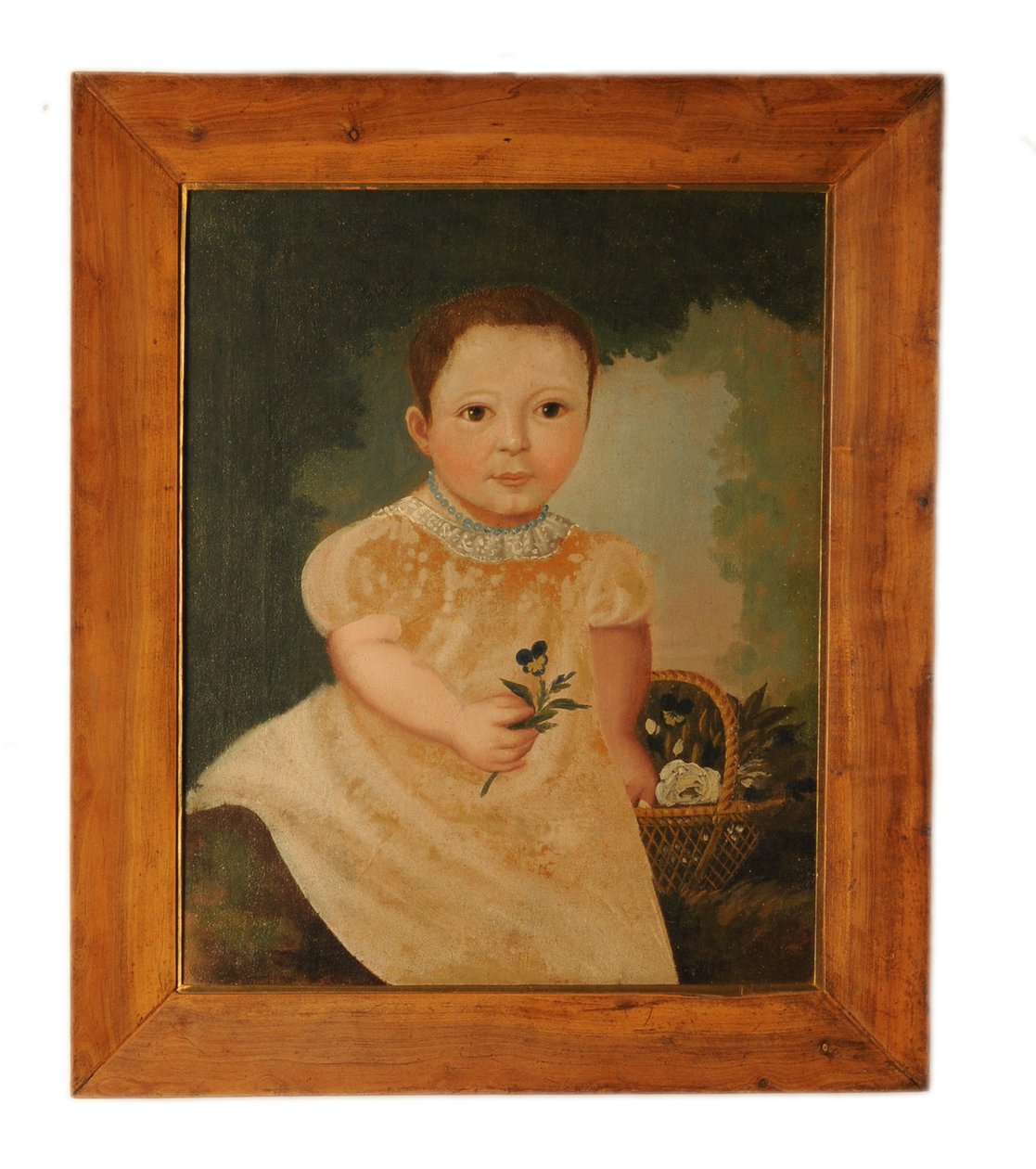 Naive Portrait of a Boy by French School