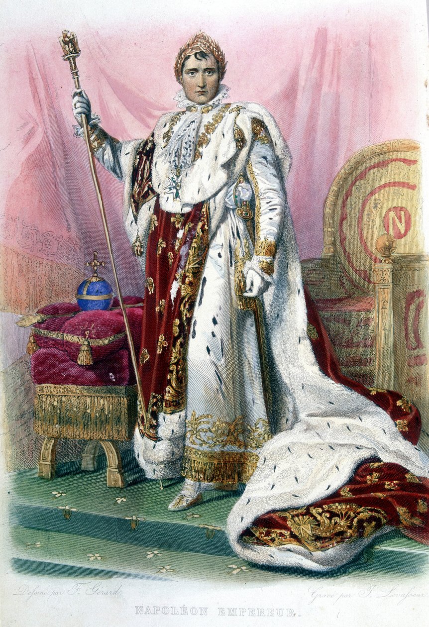 Napoleon I in costume by Sacre - in 