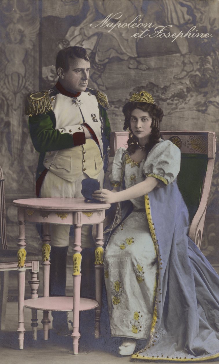 Napoleon and Josephine by French School