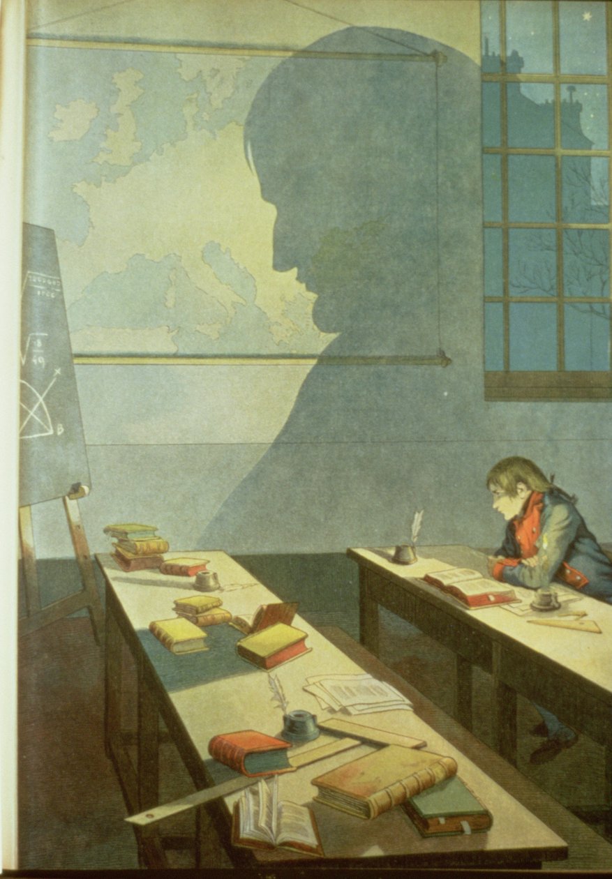 Napoleon as a Schoolboy, Illustration from 