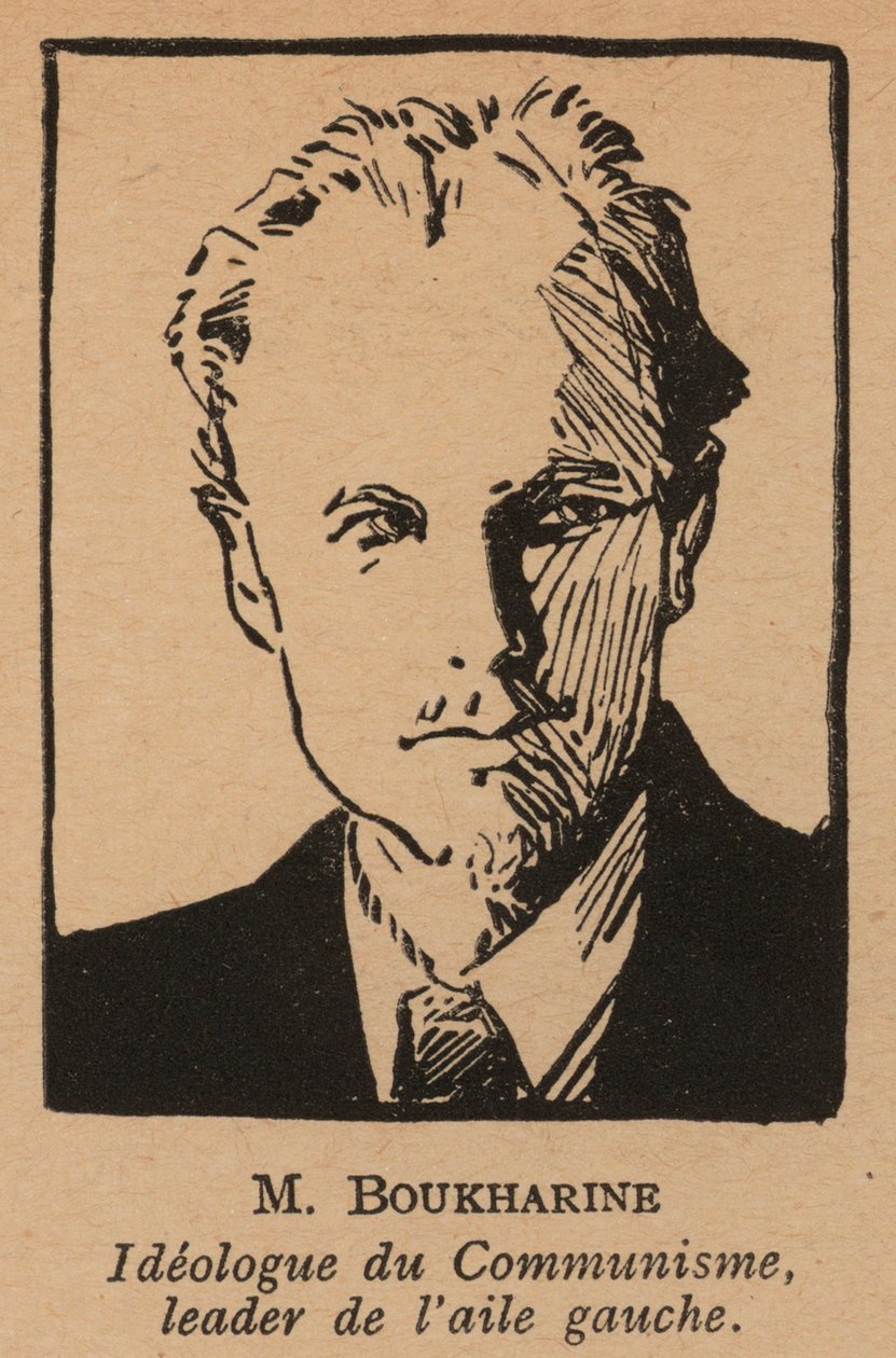 Nikolai Bukharin, Russian Bolshevik Revolutionary Theorist and Politician by French School