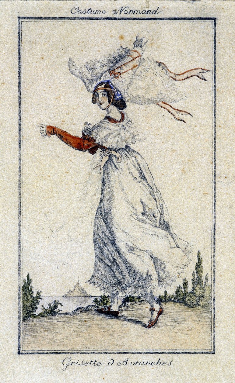 Norman traditional costume: Grisette d