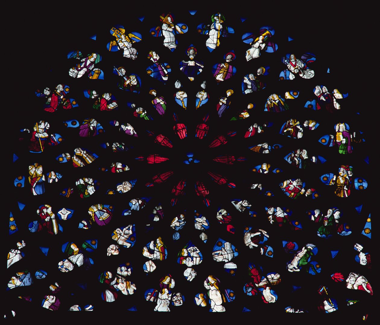 North Rose Window, Early 16th Century by French School