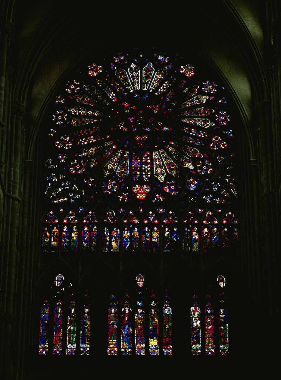 North Transept Window by French School