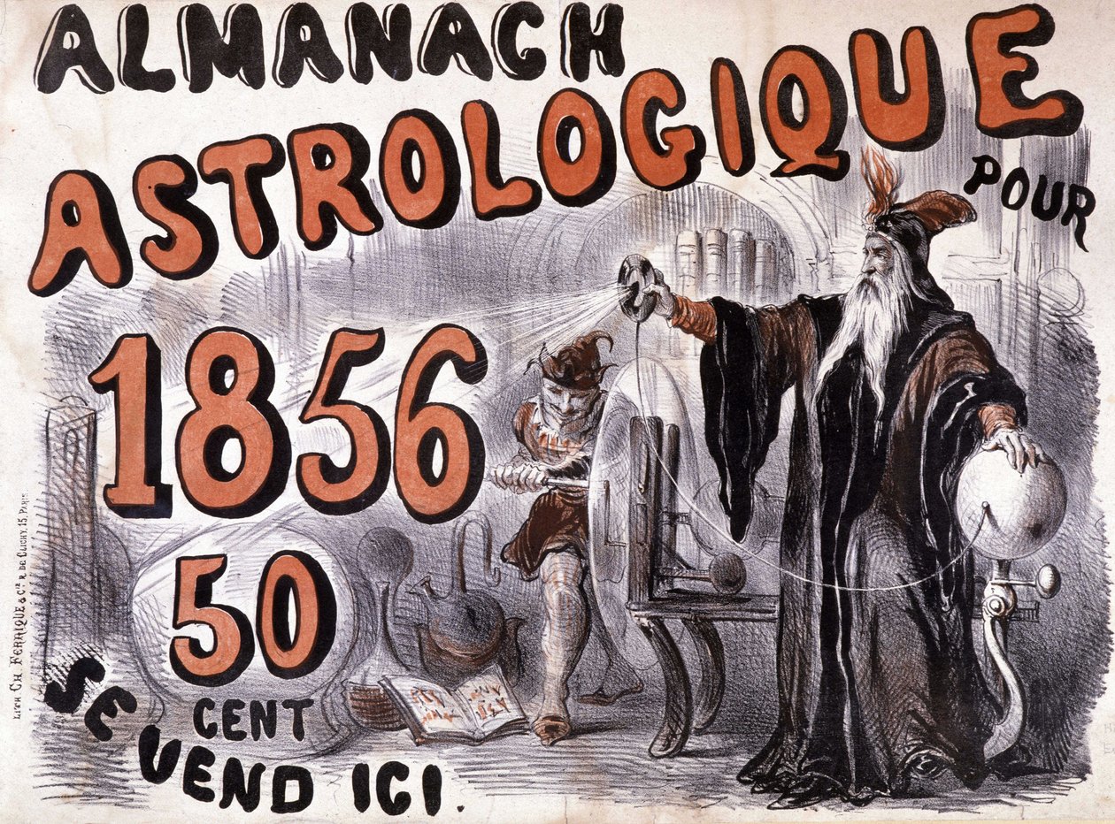 Nostradamus, astrologer illuminating the future - in 