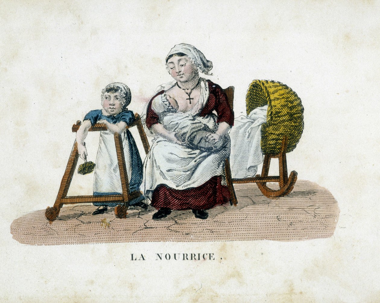 Nurse, early 19th century by French School