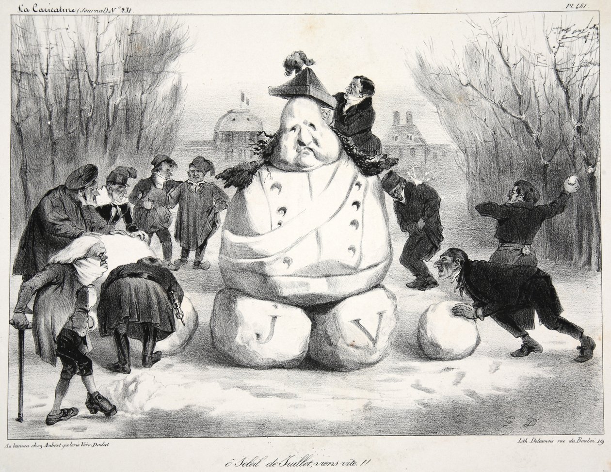 O soleil de Juillet, viens vit!!, pub. 1835 by French School