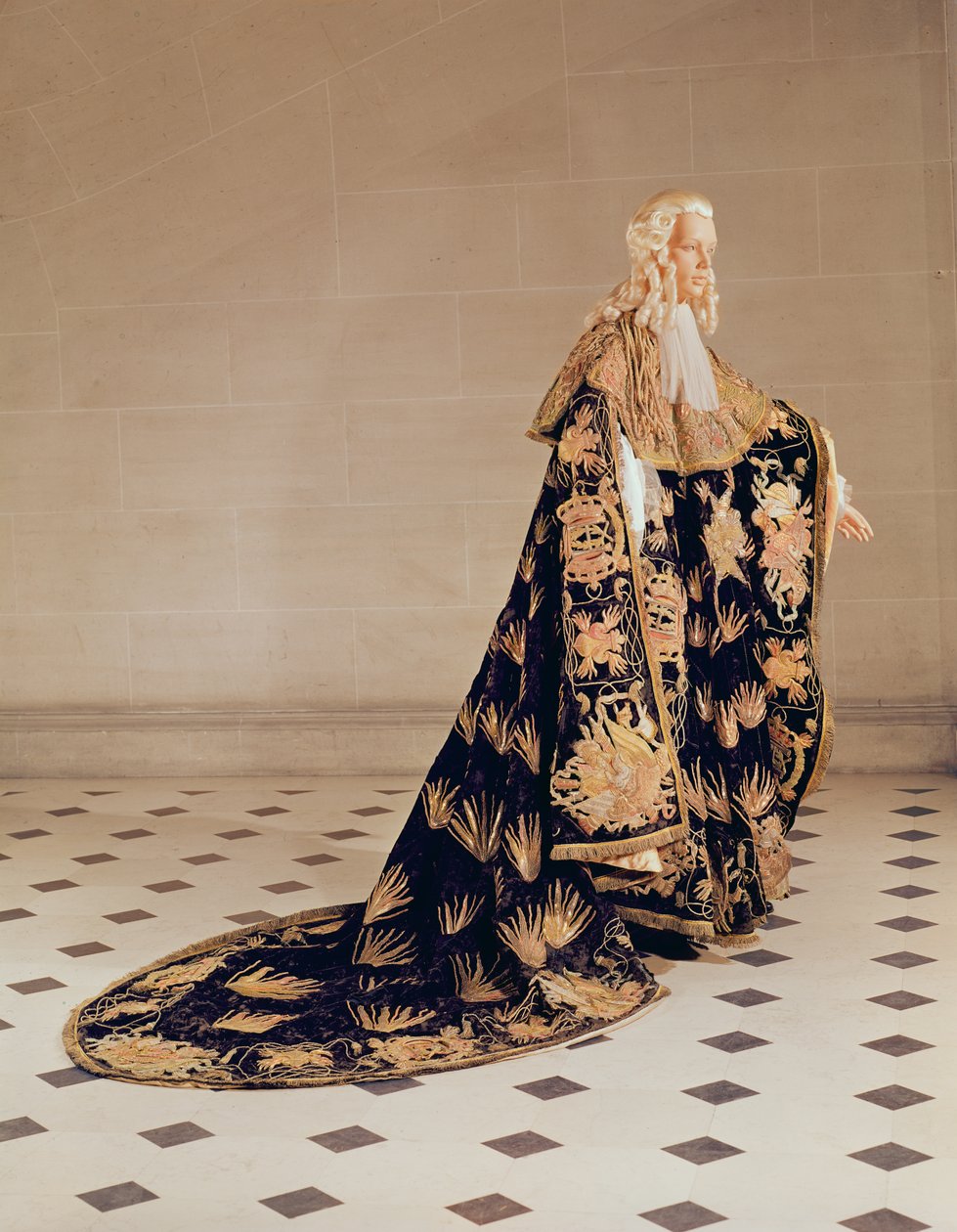 Official Robes of a Knight of the French Chivalric Order of the Holy Spirit by French School