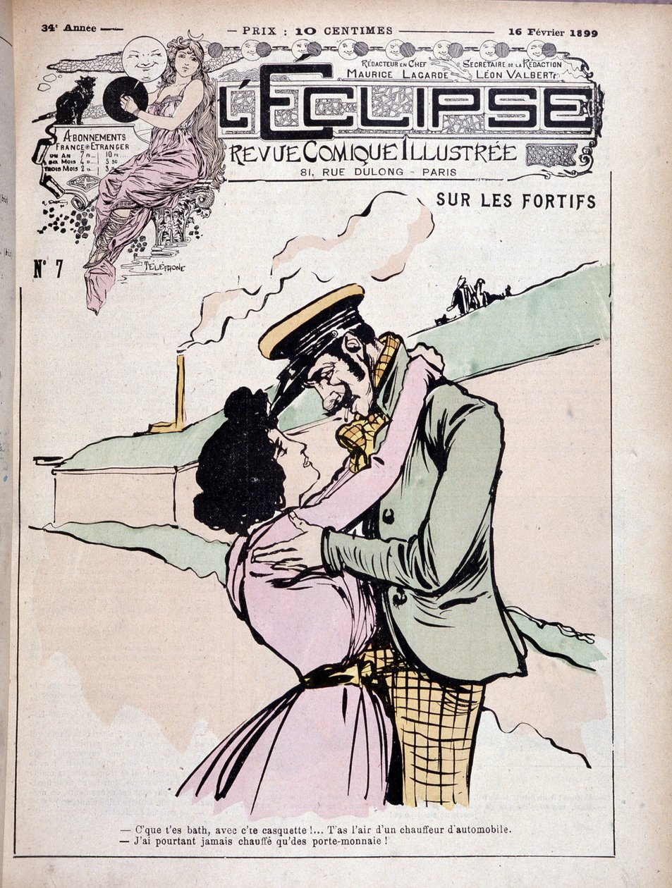 On the fortifications: bad boy (thug) and his girlfriend - cover 
