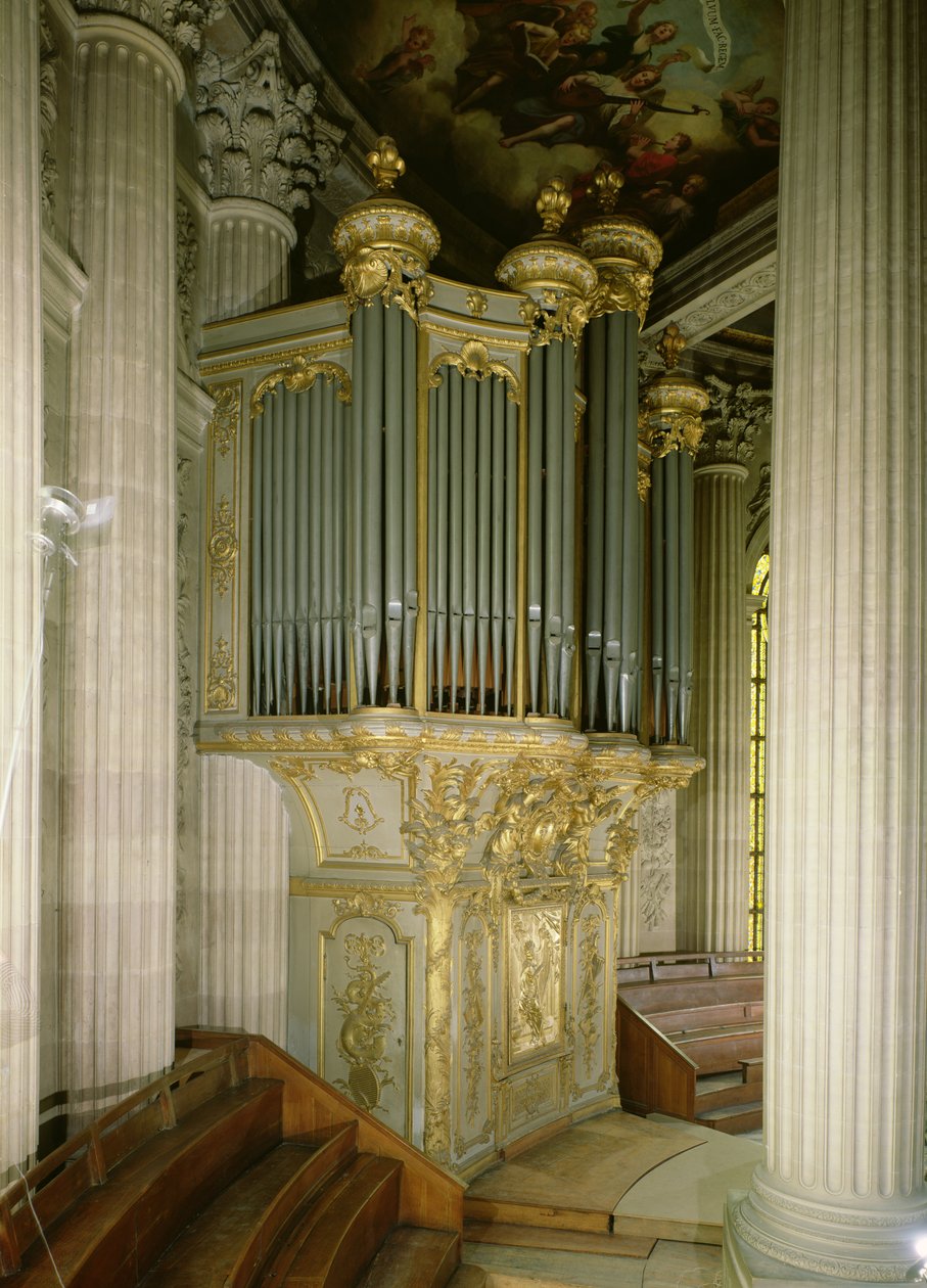 Organ in the chapel by French School