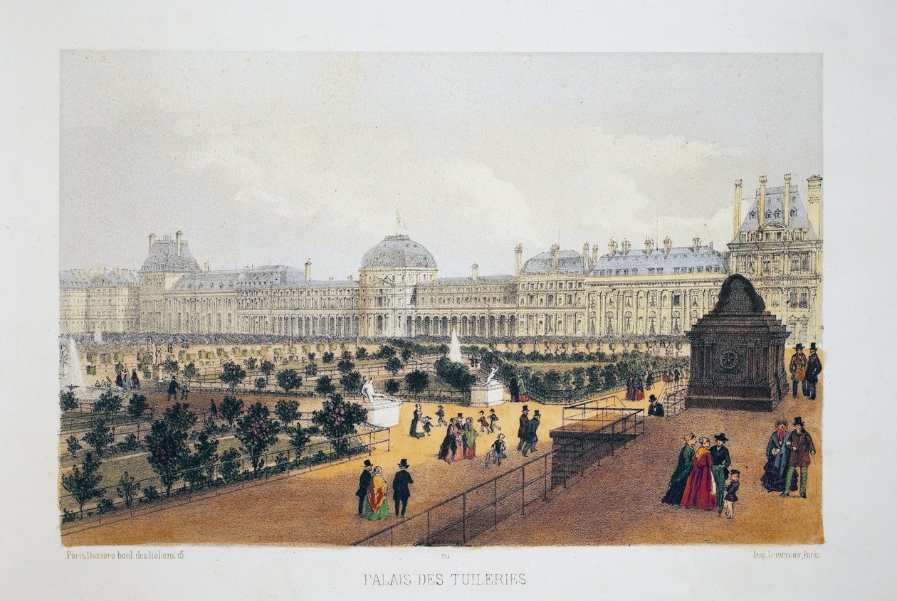 Palais des Tuileries, Paris by French School