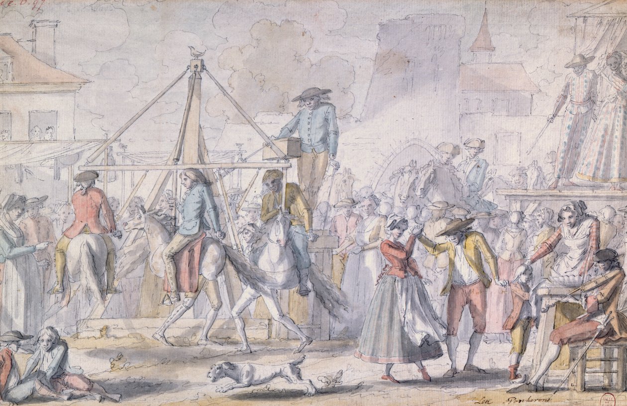 Parisian Pleasure Ground, known as Les Porcherons by French School