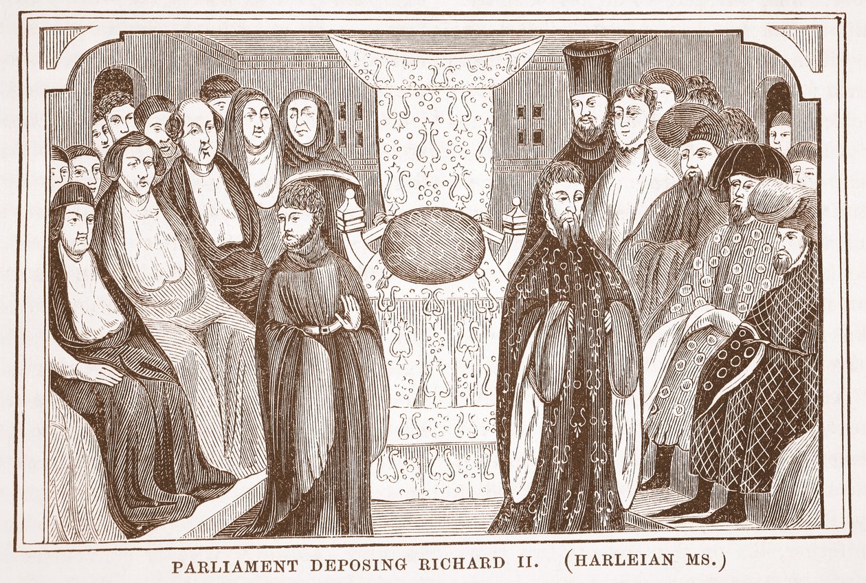 Parliament Deposing Richard II by French School