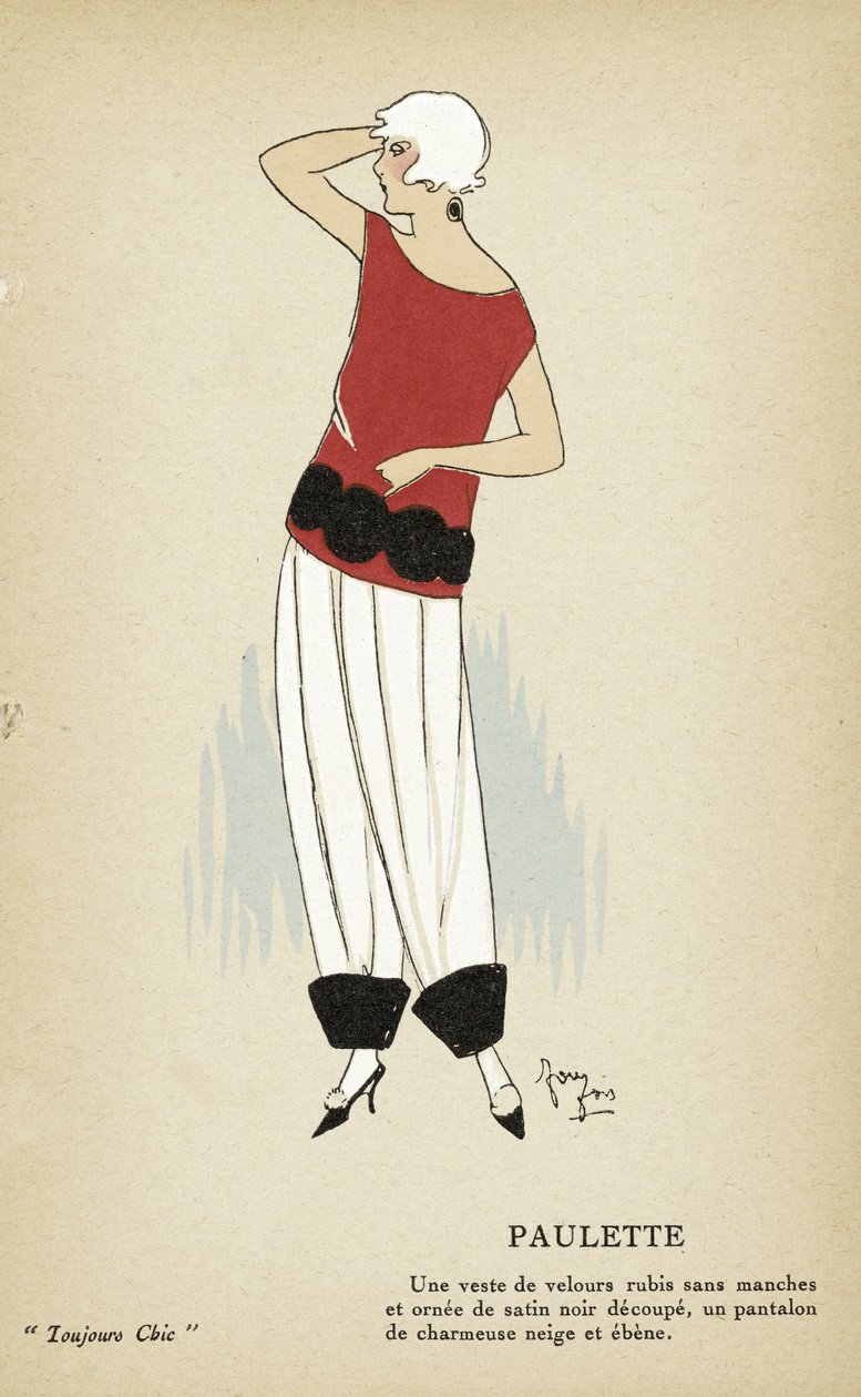 Paulette from Toujours Chic, published 1921-22 by French School