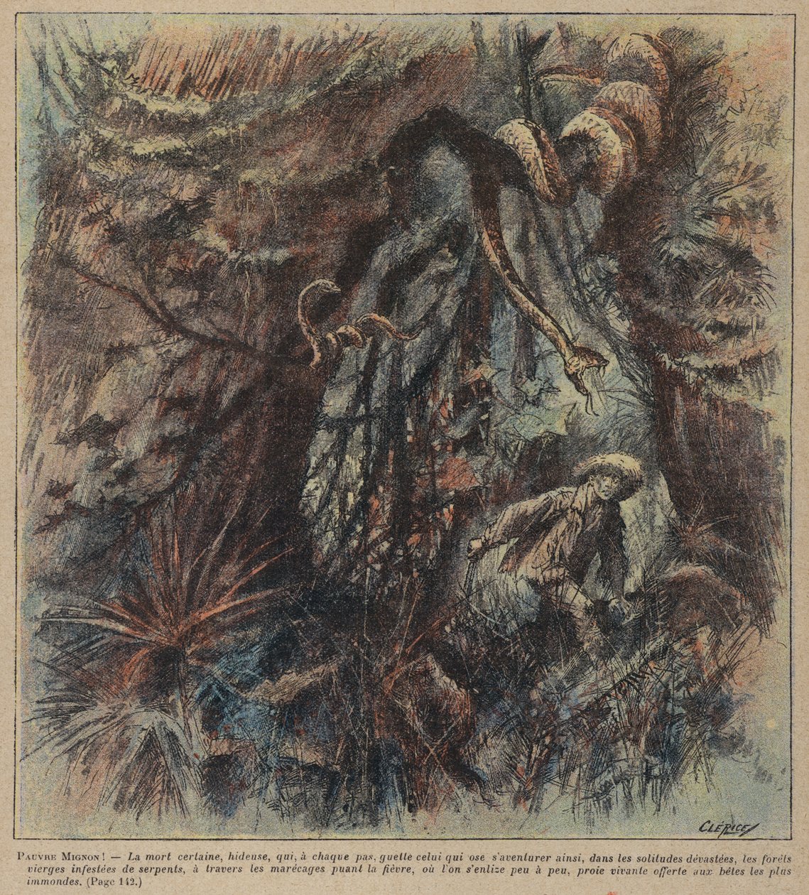 Poor Mignon by Edmond Ladoucette by French School