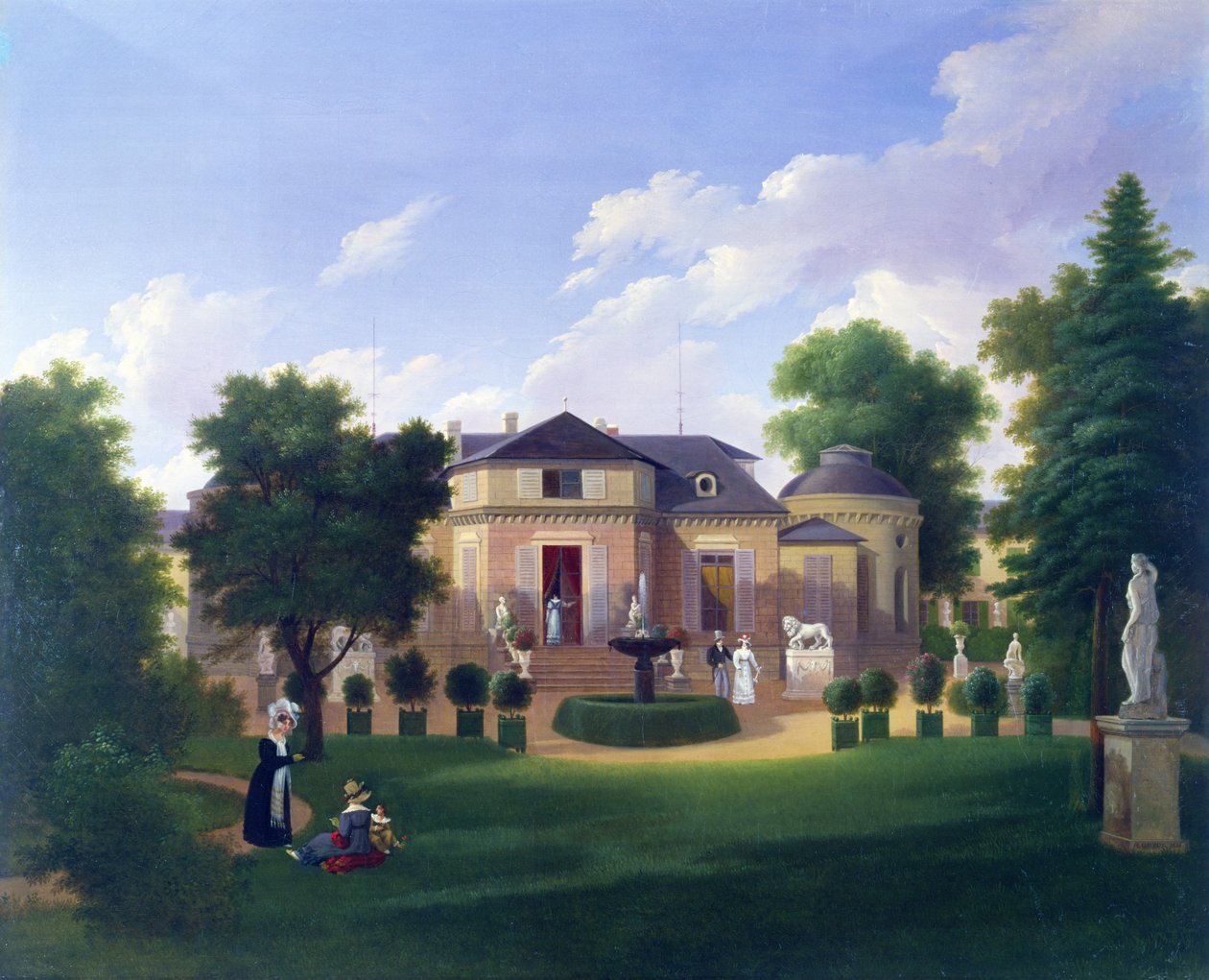 Pavilion of the Folie-Beaujon in Paris, c.1830 by French School