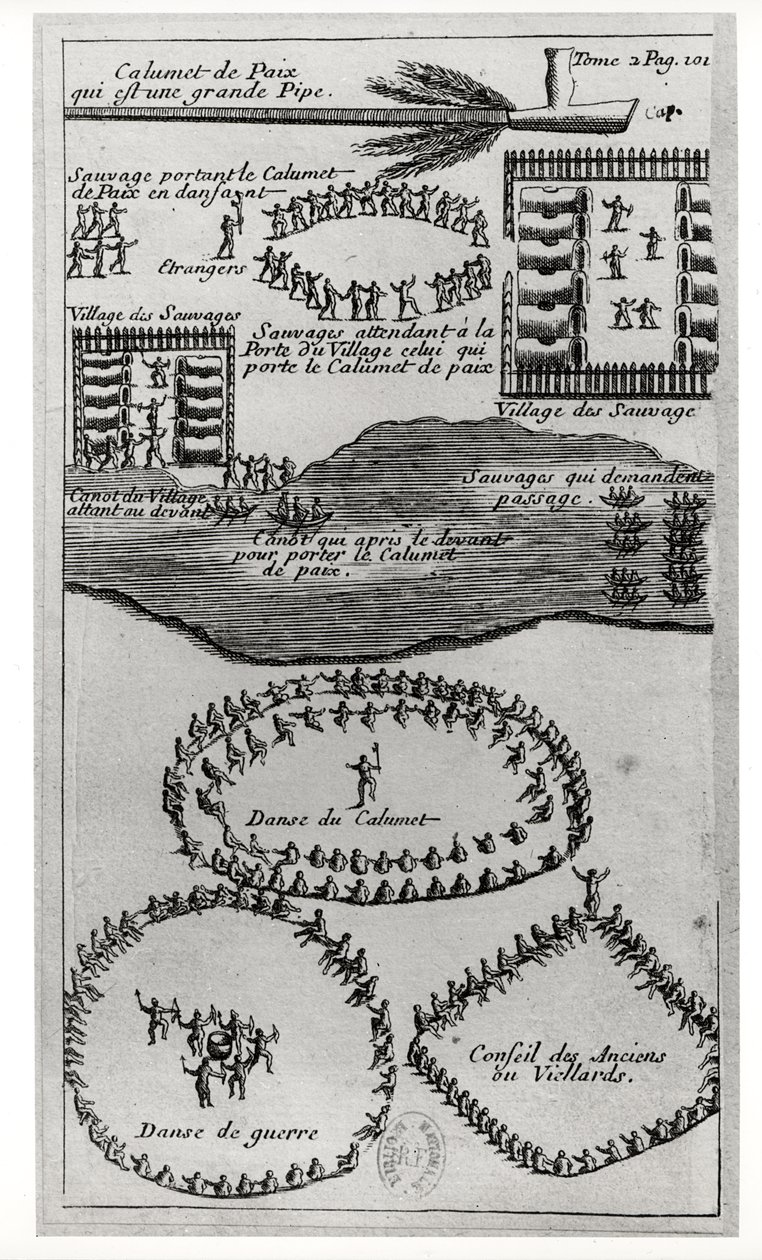 Peace Pipe Dance of the Iroquois, from 