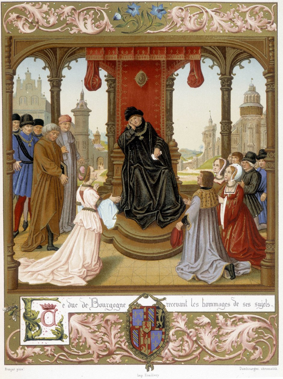 Philip III the Good receiving the tribute of his subjects, from 