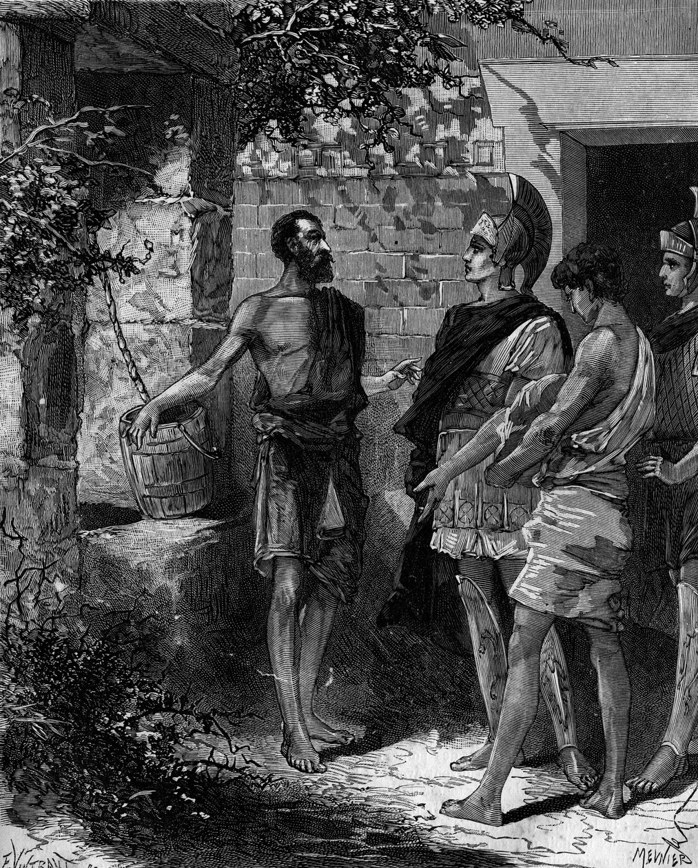 Phocion Receiving the Envoys of Alexander the Great after the Victory of Arbelles by French School