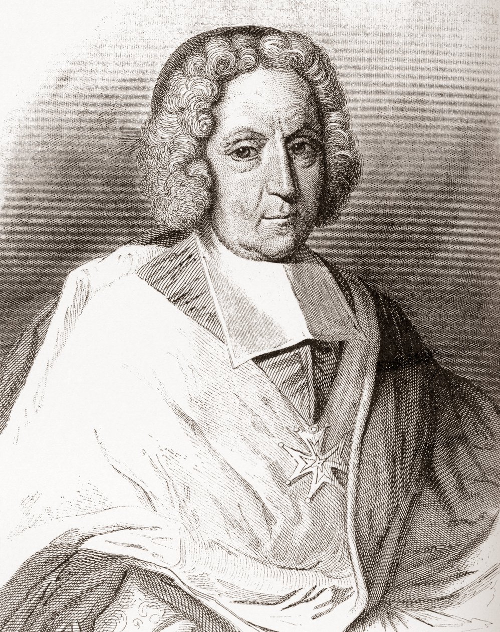 Pierre-Paul Guérin de Tencin, French Ecclesiastic, Archbishop of Embrun and Lyon, and Cardinal by French School