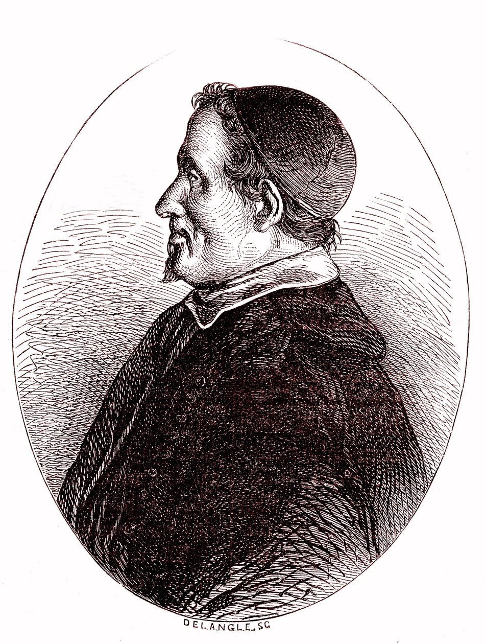 Pierre Gassendi by French School