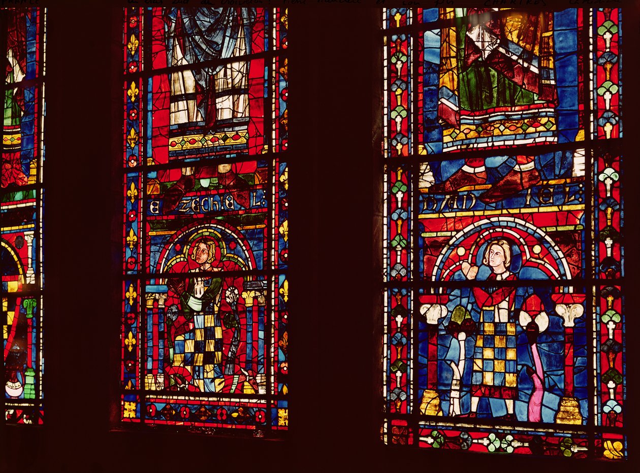 Pierre de Dreux and his son Jean de Bretagne (detail) by French School