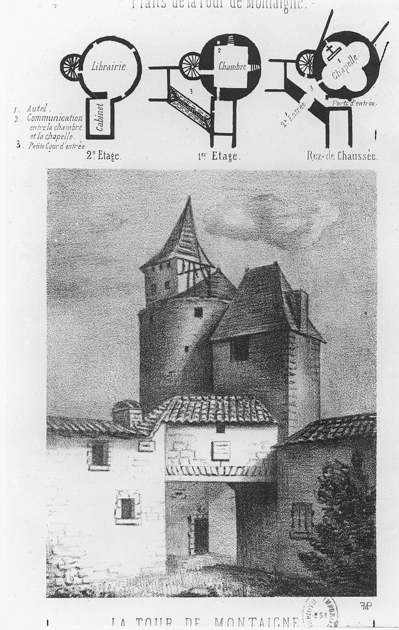 Plan of the Tour de Montaigne, at Saint-Michel-de-Montaigne by French School