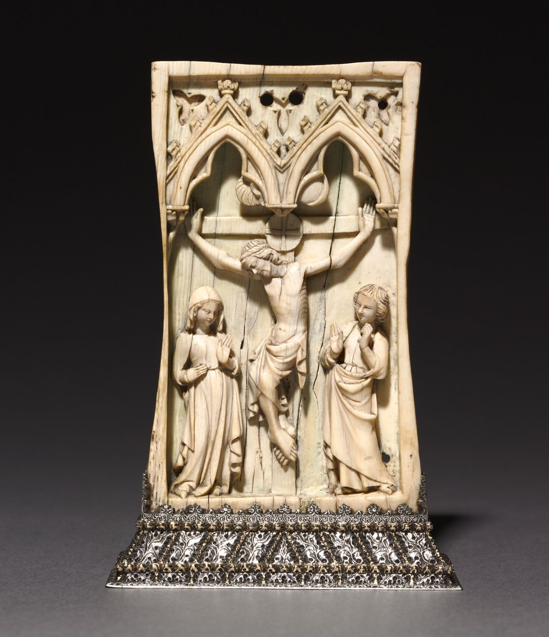 Plaque: The Crucifixion by French School