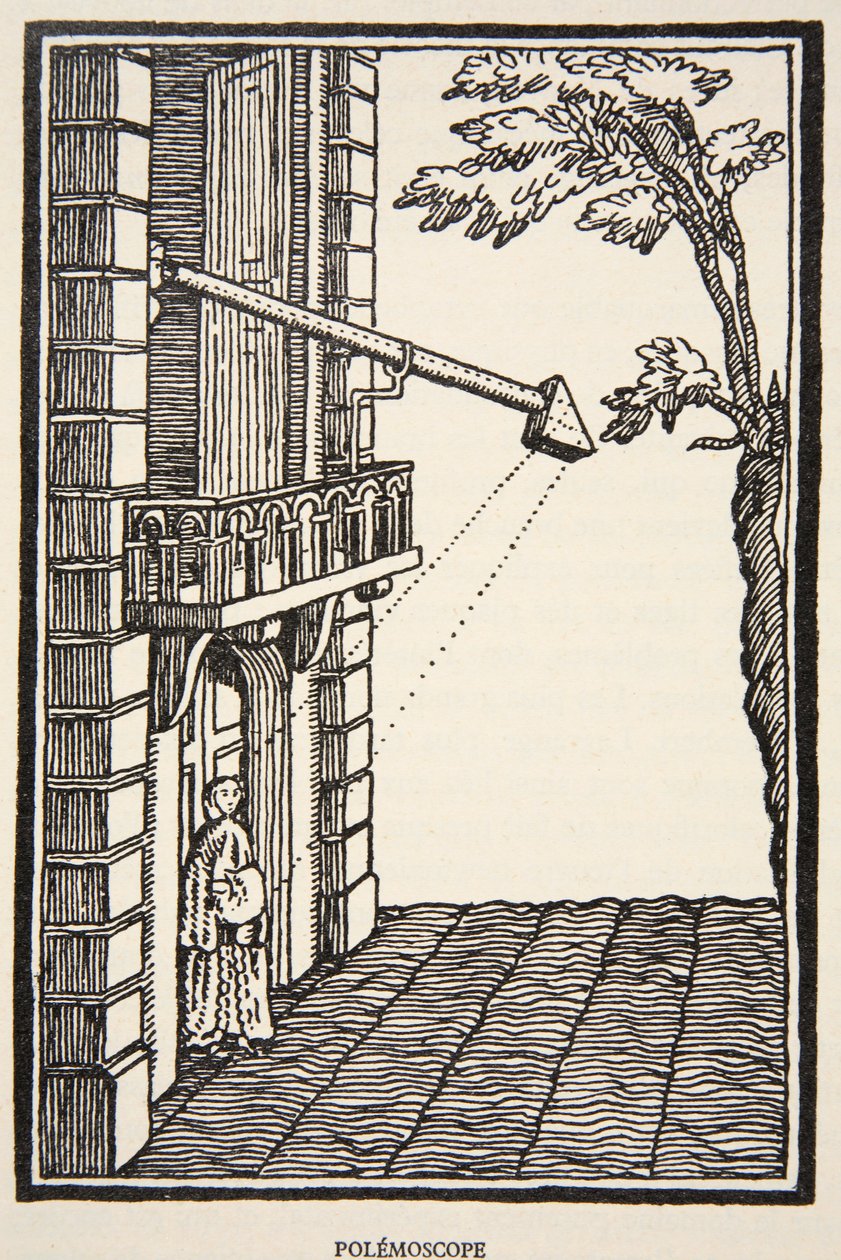 Polemoscope, illustration from Histoire de la Nation Francaise, Sciences, Volumes I & II by French School