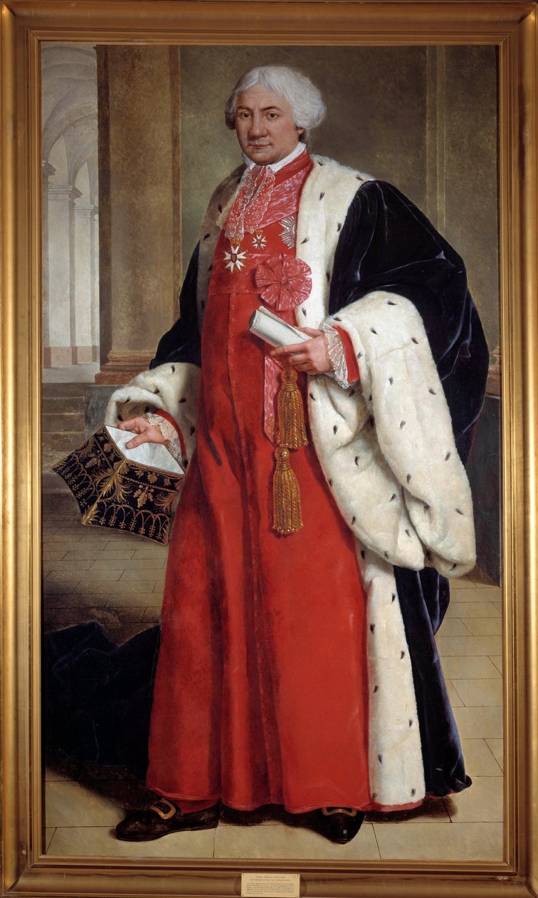 Full-Length Portrait of Claude Ambroise Regnier by French School