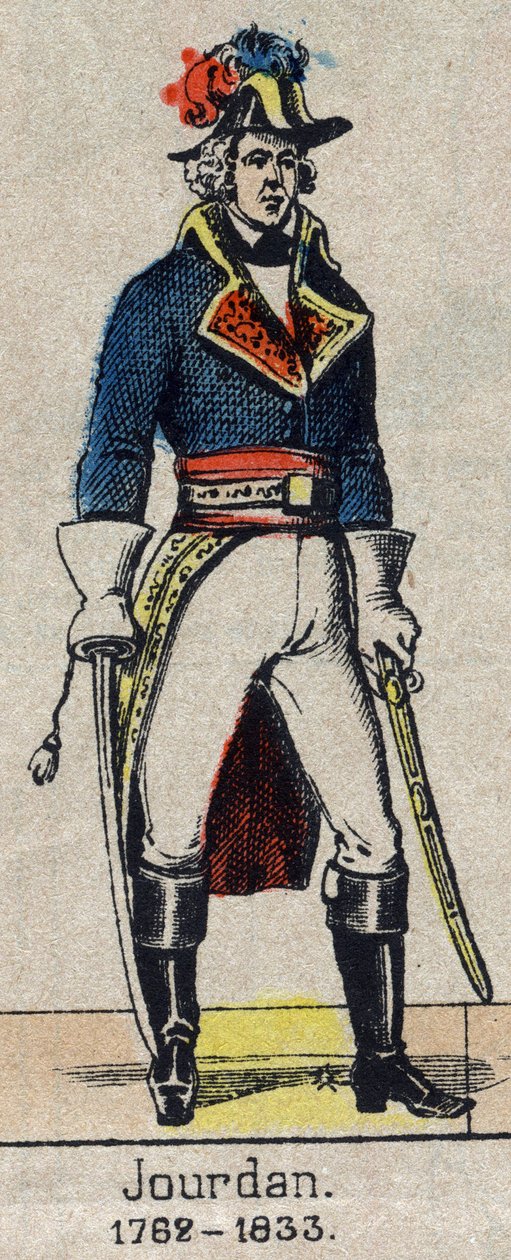Full-length portrait of Jean Baptiste, Comte Jourdan, marechal de France (1762-1833) Image of Epinal from the end of the 19th century by French School