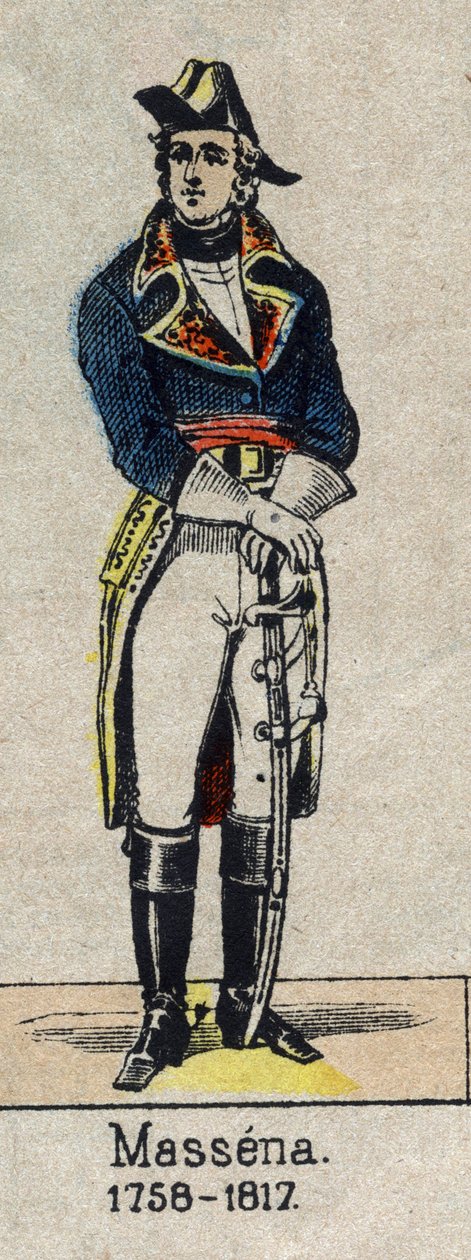 Portrait of Andre Massena, Duke of Rivoli, Prince of Essling, Marshal of the Empire (Image of Epinal) by French School