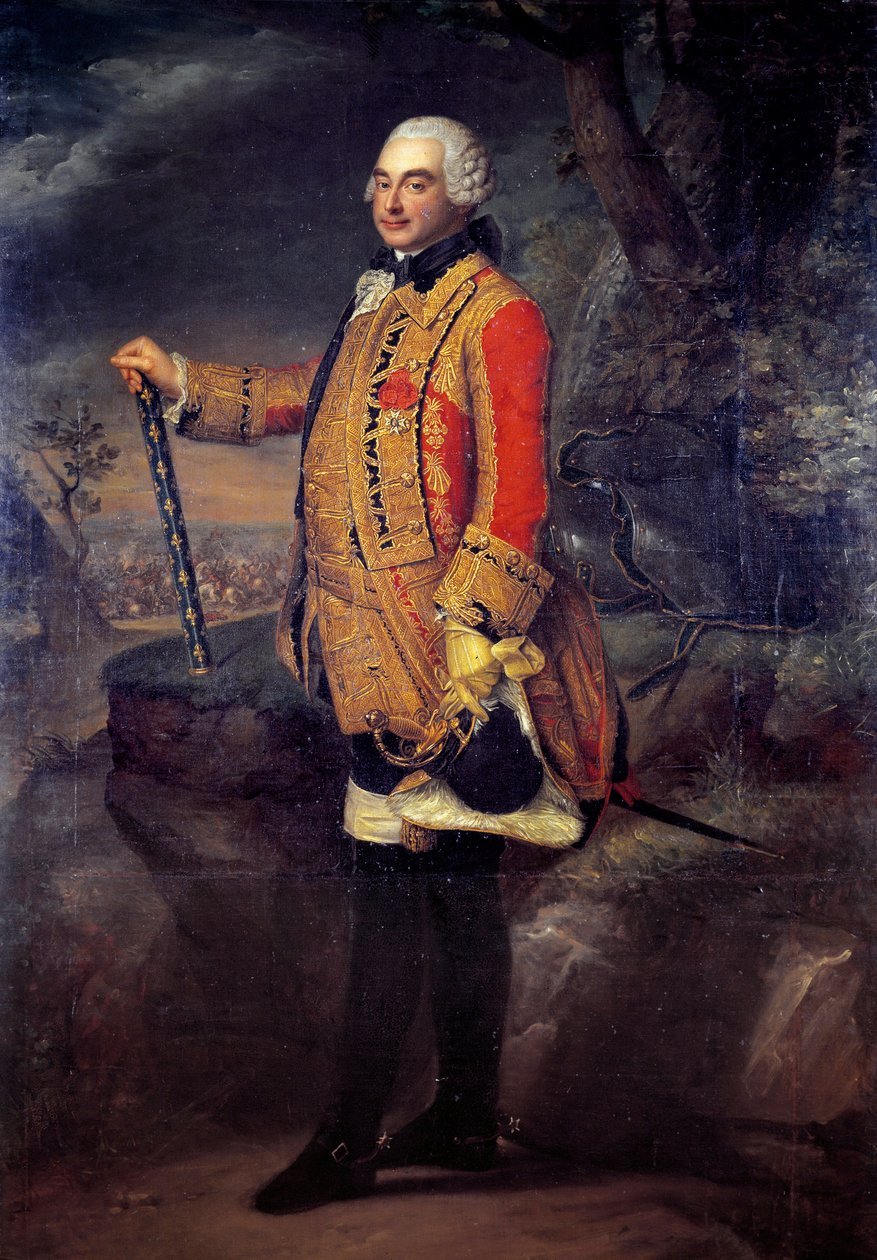 Portrait of Charles de Rohan, Prince of Soubise, Marshal of France by French School