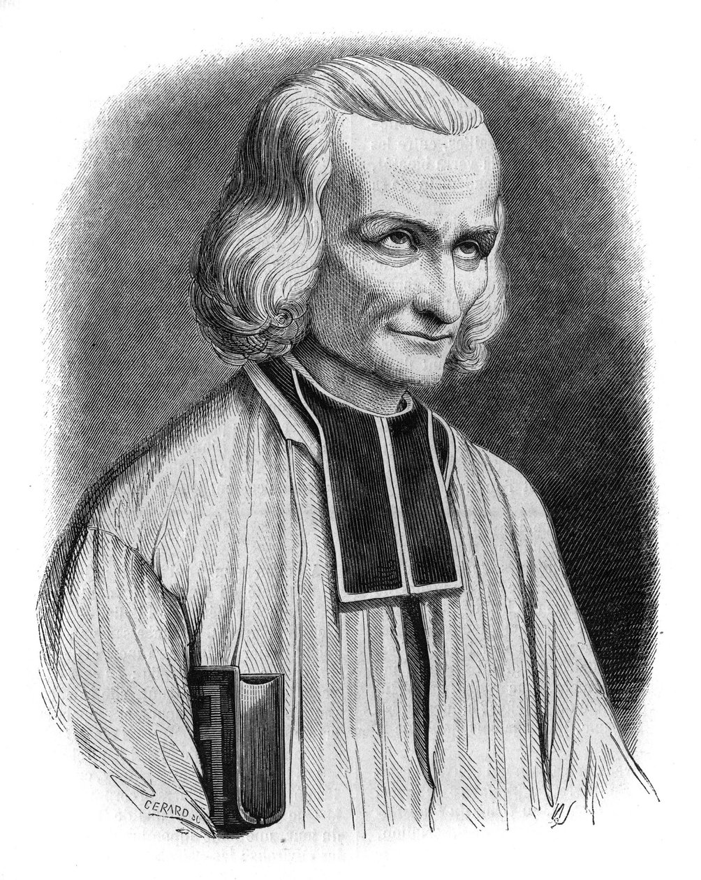 Portrait of Abbe Jean Marie Vianney, known as the Cure d