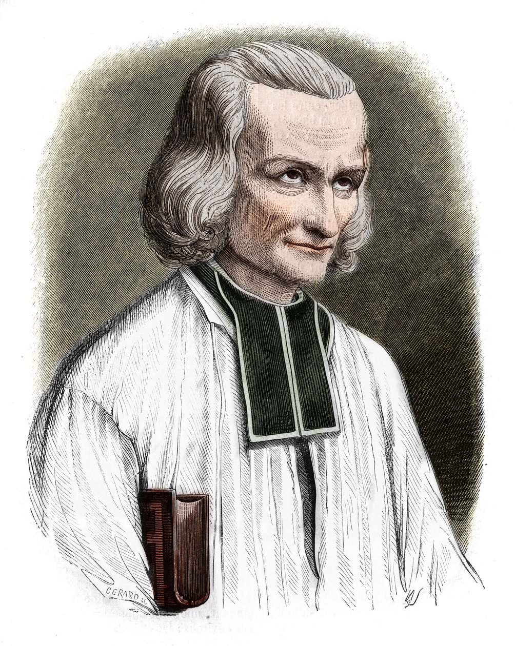 Portrait of Abbe Jean Marie Vianney (Vianey, Viannay, Viennet), known as the Cure d