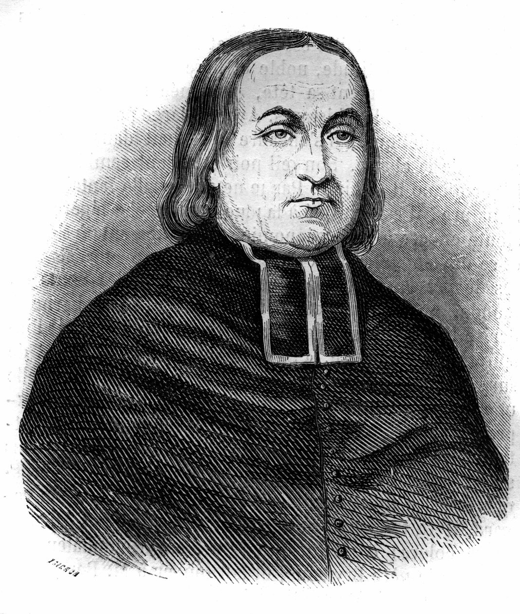 Portrait of Abbe Theodore Combalot, French churchman by French School