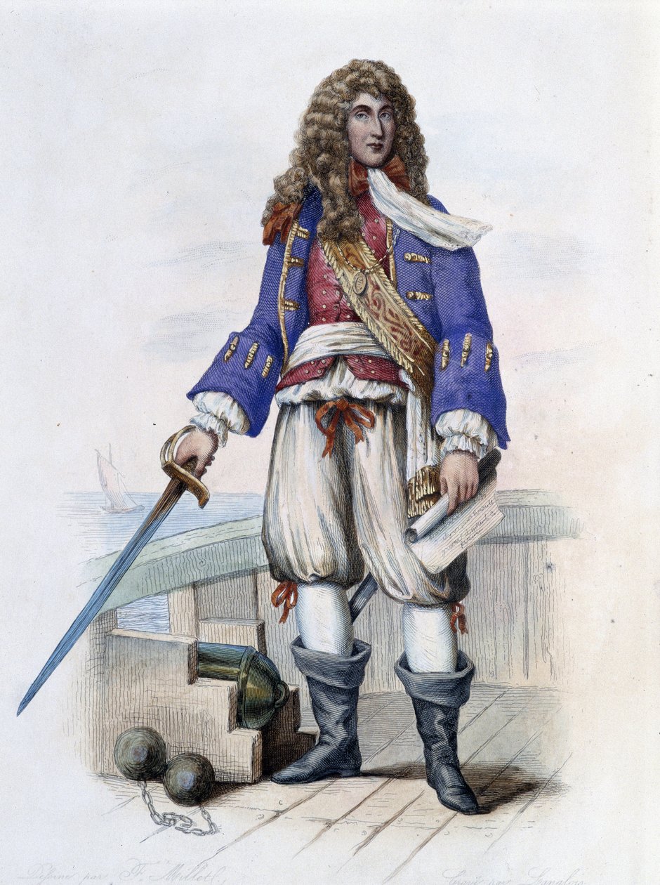Portrait of Admiral Anne Hilarion de Costentin, Count of Tourville (1642-1701) - in 