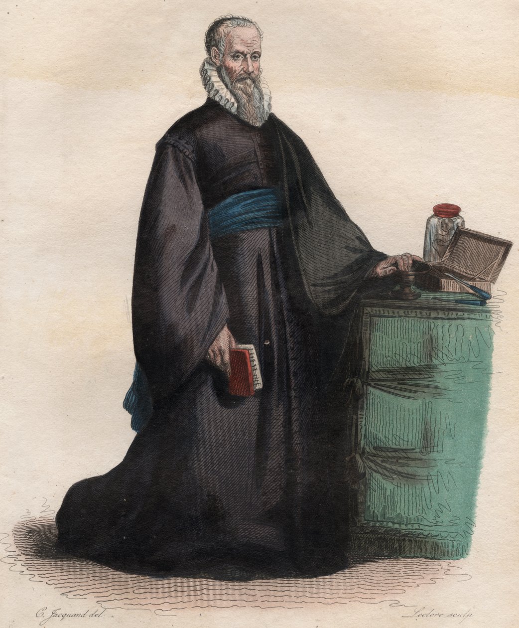 Portrait of Ambroise Pare by French School