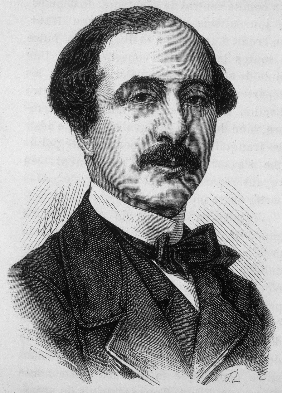 Portrait of Anatole Prevost Paradol, French journalist and politician (1829 -1870) by French School