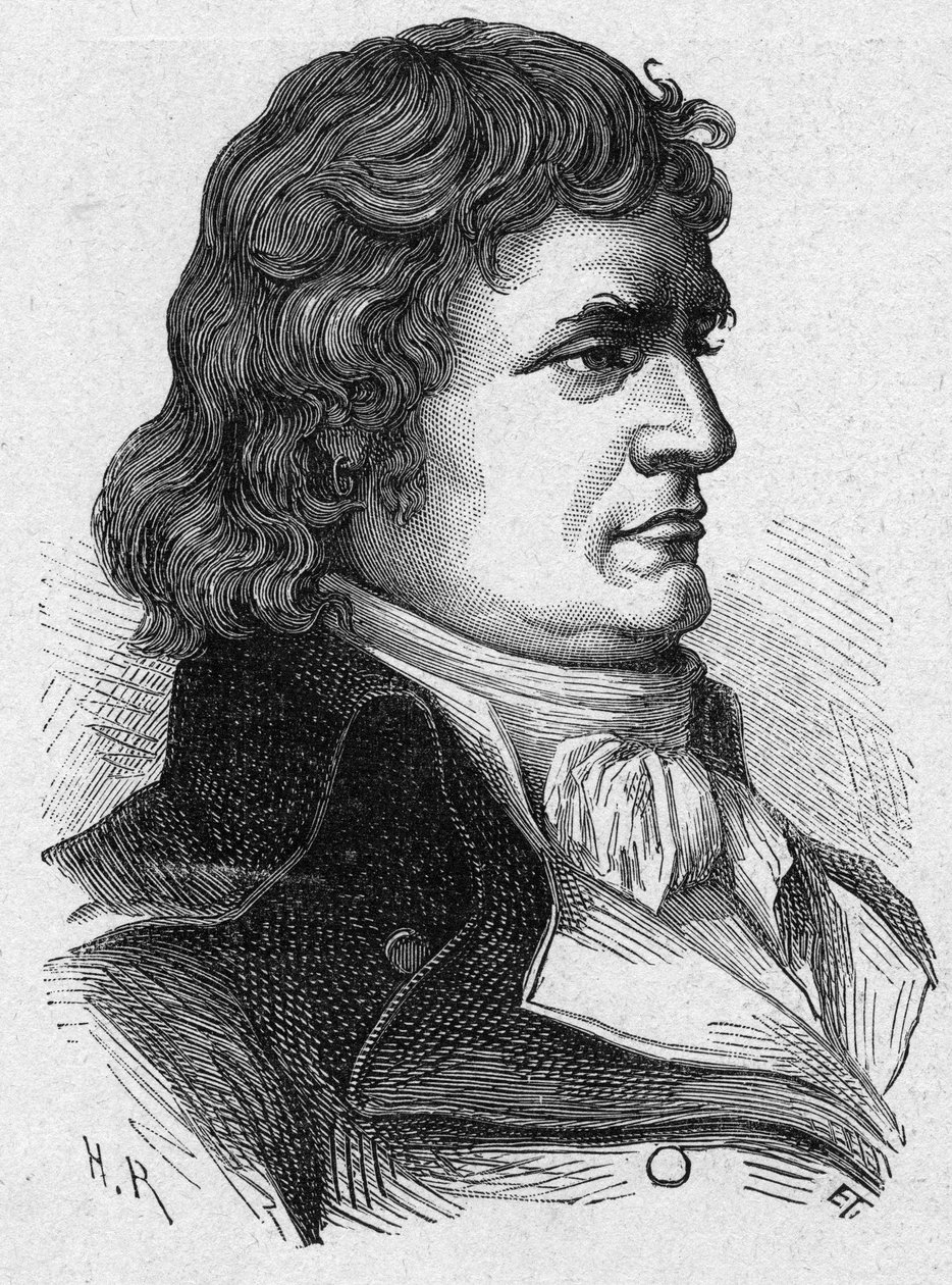 Portrait of Andre Jeanbon, known as Jean Bon Saint-Andre or Jeanbon Saint Andre (1749-1813), French revolutionary and politician. Engraving from 1889. by French School