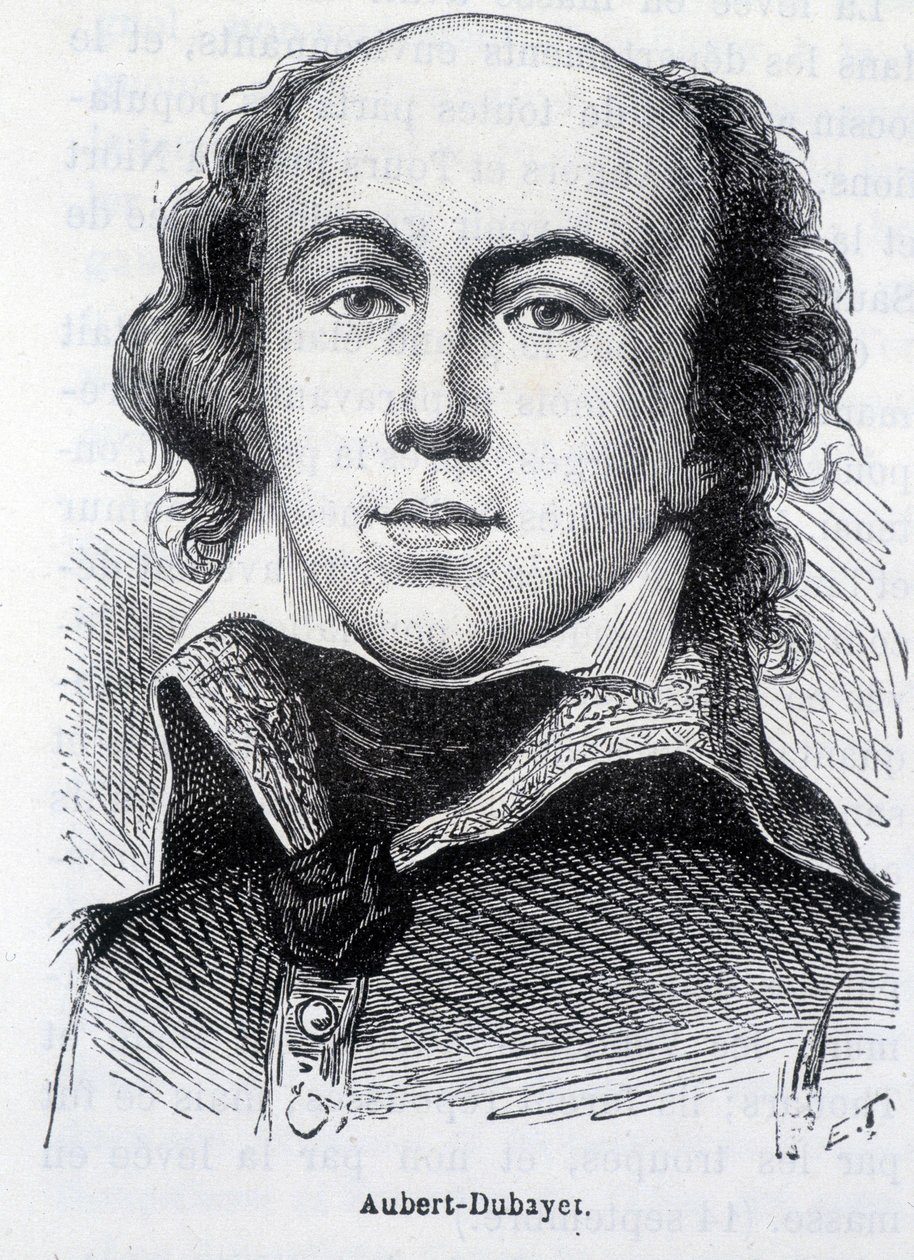 Portrait of Annibal Aubert Dubayet, military and politician of the French Revolution - in 