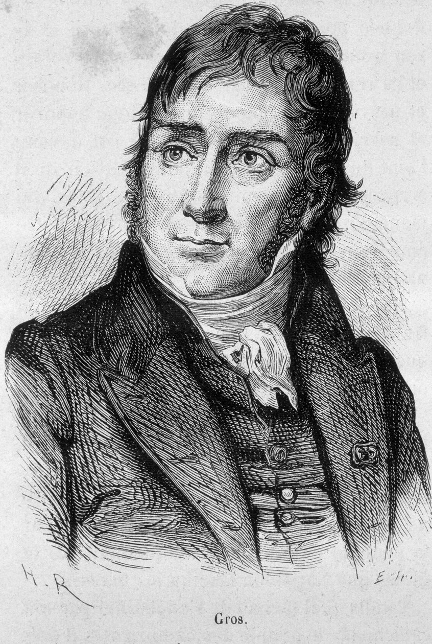 Portrait of Antoine Jean Gros (1771 - 1835), pupil of David and then official painter of Napoleon - in “L