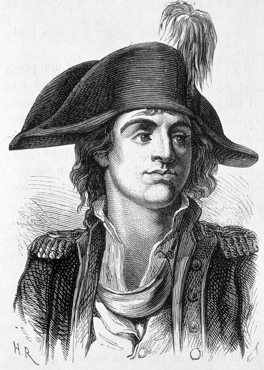 Portrait of Antoine Joseph Santerre (1752-1809), French politician - in L